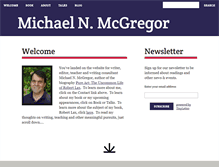 Tablet Screenshot of michaelnmcgregor.com